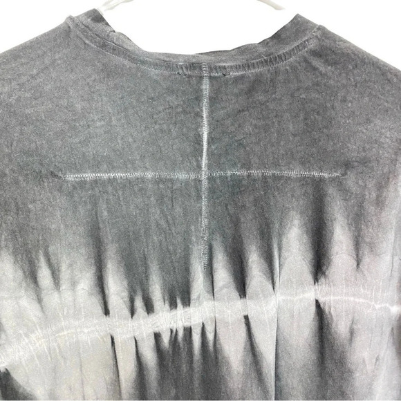 Thom Krom Tshirt Mens Small Tie Dye Tee Acid Wash Grey Crewneck Short Sleeve - Picture 6 of 11